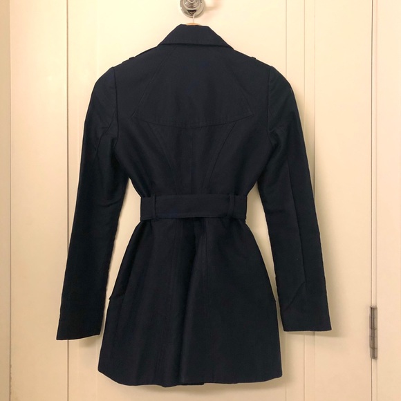Juicy Couture Navy Blue Trenchcoat - Picture 6 of 7